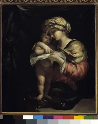 The Virgin Learning to Read to the Child Jesus