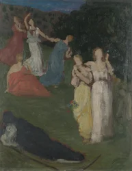 Death and the Maiden, before 1872