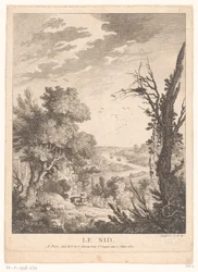 Landscape with Deer, Rabbits, and Birds with a River in the Background