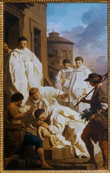 Saint Benedict resurrecting a child