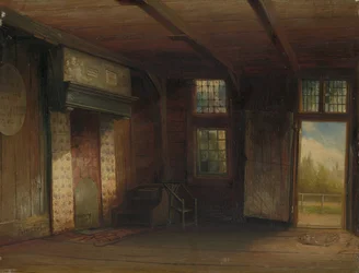 Interior of the Tsar Peter House in Zaandam