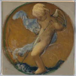 Study for Roundel with Putto, late 19th century
