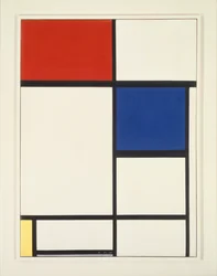 Composition with Blue, Red and Yellow