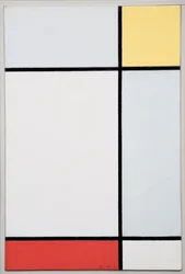 Composition with Yellow and Red