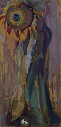 Dying sunflower I