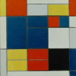 Composition C; Composition with Yellow, Red, Blue-Grey, Blue