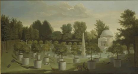 View of the Orange Tree Garden, Chiswick House