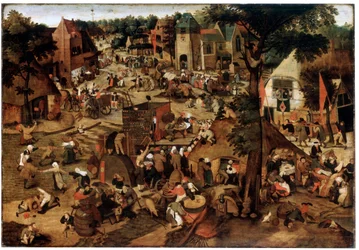 Fair with a Theatrical Performance, c. 1580-1630