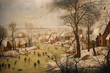Winter Landscape with a Bird-trap