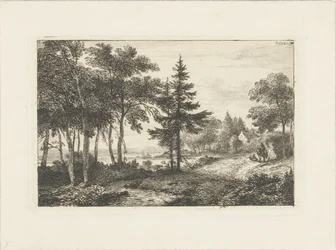 Landscape with Pine Tree and Rider (Water Landscapes)