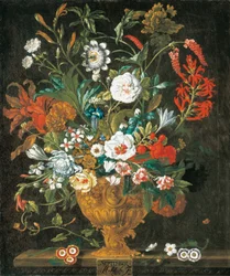 September, from The Twelve Months of Flowers, a floral calendar of still lifes