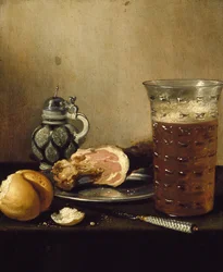 Still Life with a Ham, 17th Century