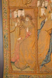 Flemish tapestry. Annunciation (detail), c.1502-04
