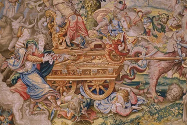 Flemish tapestry. Series The seven capital sins: Vanity. Ca 1542-1544.