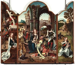Triptych of the Adoration of the Magi (detail)