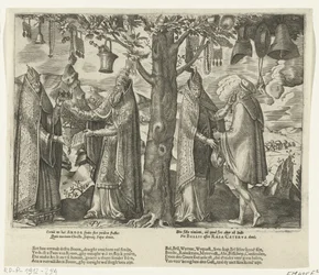 Tree of Roman Idolatry, ca. 1570