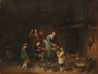 Peasant Family Singing