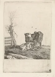 Landscape with Three Cows