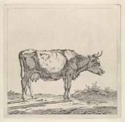 Landscape with Cow by the Waterside