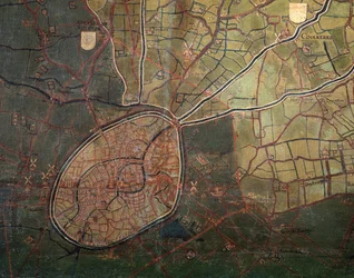 Map of the Liberty of Bruges