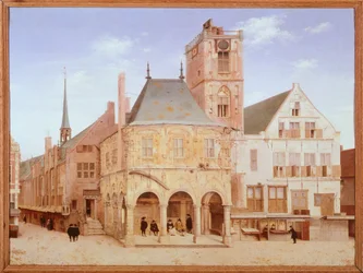 Old City Hall in Amsterdam by Pieter Saenredam