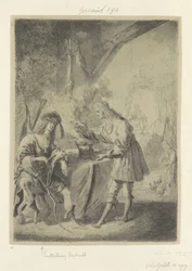 Esau Sells His Birthright to Jacob (Collection of Eighty-Five Original Prints)