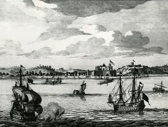 Castle Del Mina, located in Guinea, not far from Cape Three Points