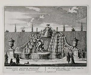 The cascade in an Oriental garden, from 