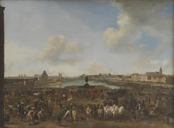 View of Paris Seen from the Place Dauphine