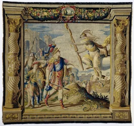 King Thaos and the Goddess Athena (The History of Iphigenia and Orestes)