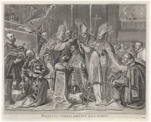 Charles V Crowned Emperor by the Pope (Joyous Entry of the Cardinal-Infant in Ghent, 1635)