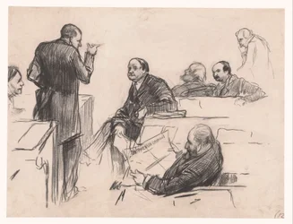 Members of Parliament Mr. H.C. Verniers van der Loeff, Mr. A.J.W. Farncombe Sanders, Mr. G.M. van der Linden, J. Willink and Jhr. Mr. Ruys van Beerenbroek