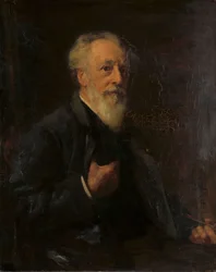Portrait of J.A.B. Stroebel (1821-1905), Painter
