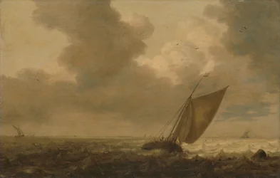 A Packet-Boat Sailing Before the Wind