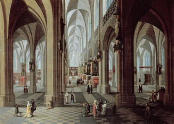 Interior of Antwerp Cathedral