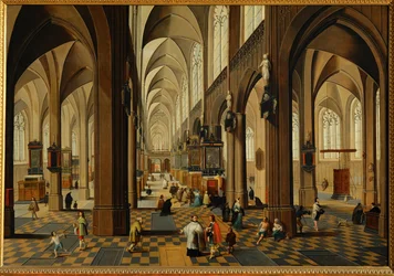 Interior of the Cathedral of Antwerp