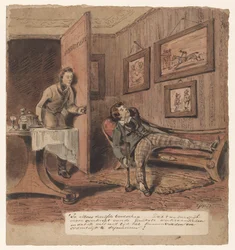 Caricature with Lawyer