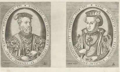 Portraits of William II, Duke of Guelders, and Maria of Austria, Duchess of Guelders (series title)