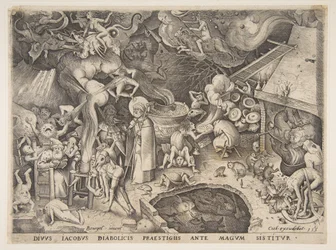 St. James and the Magician Hermogenes from The Story of the Magician Hermogenes, 1565