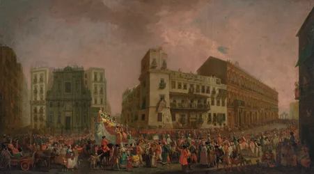 The Carnival in Naples in 1778, with the 