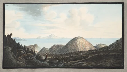 View of the Present State of the Little Mountain Raised by the Explosion in the Year 1760, Plate XIII, from 