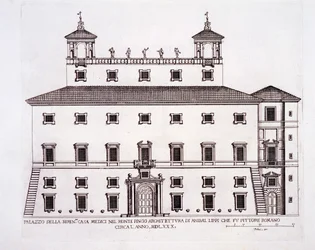 Palazzo Serenissima, Casa Medici, on the Pincio Hill, Rome, from 