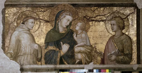 The Virgin and Child Between Saint John and Saint Francis