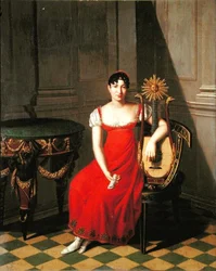 Lady with a Harp Lute