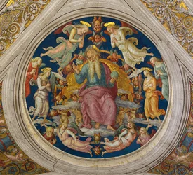 God the Father with Angels from the Stanza dell
