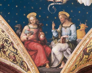 St Luke and St John (detail)