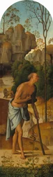 The Crucifixion with the Virgin, Saint John, Saint Jerome, and Saint Mary Magdalene (left panel)