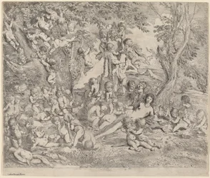 Venus in a Garden with Cupids