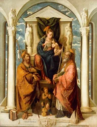 The Madonna and Child Enthroned