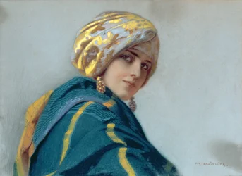Girl in a Shawl, c.1920
